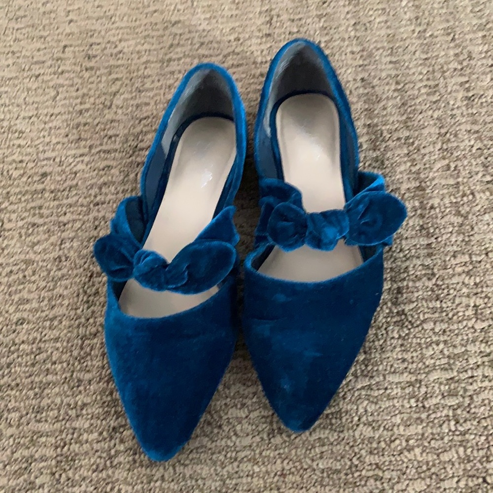 Seychelles blue flats size 8